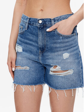 Calvin Klein Jeans Calvin Klein Jeans Jeans kratke hlače J20J220641 Modra Regular Fit