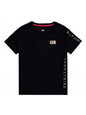 Alpha Industries Alpha Industries T-Shirt 156522 Czarny Regular Fit