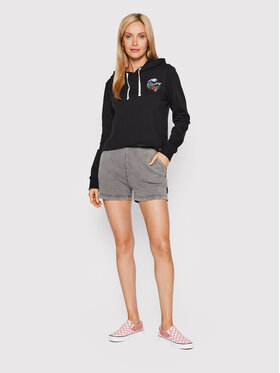 Hurley Hurley Μπλούζα Tubed Cut Off 3HJ2710375 Μαύρο Regular Fit