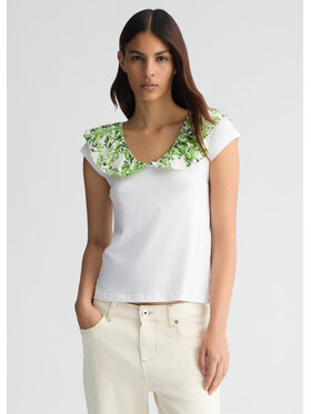 Liu Jo Liu Jo T-Shirt WA5364J6308M9538 Zielony Regular Fit