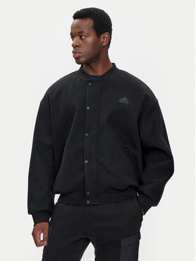 adidas adidas Μπόμπερ μπουφάν Brand Love IW3550 Μαύρο Loose Fit