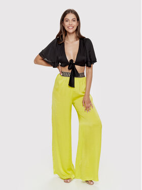 Dress Point Dress Point Spodnie materiałowe Sunrise Trousers Żółty Wide Leg