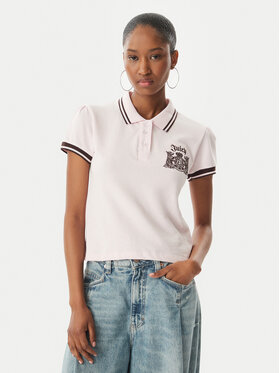 Juicy Couture Juicy Couture Polo marškinėliai Juicy Puff JCGCT126015 Rožinė Slim Fit
