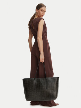 Calvin Klein Calvin Klein Borsetta Emblem Aop Large Tote W/ Pouch LV04F3364G Nero