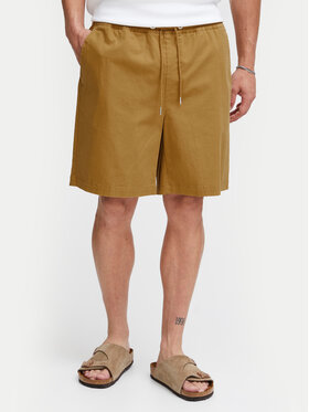 Solid Solid Шорти з тканини 21108168 Коричневий Regular Fit