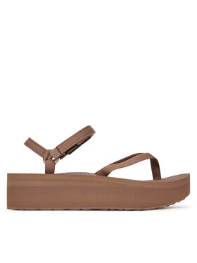 Teva Teva Basutės Flatform Slim 1164630 Ruda