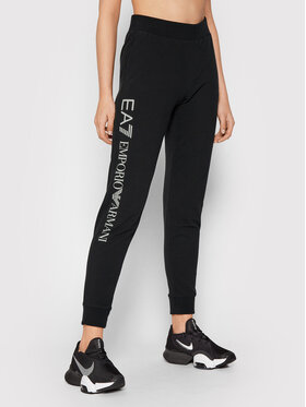 EA7 Emporio Armani EA7 Emporio Armani Donji dio trenerke 8NTP85 TJCQZ 0203 Crna Regular Fit