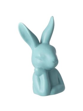 MIAhome MIAhome Figurka zamyślony królik 27x15x13 cm PENSEMA zielony Zielony