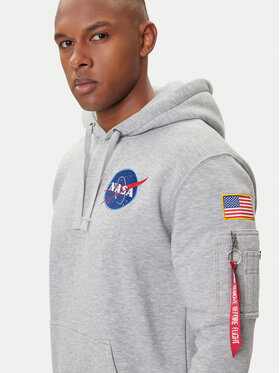 Alpha Industries Alpha Industries Bluză Space Shuttle 178317 Gri Regular Fit
