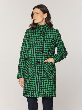 Willsoor Willsoor Płaszcz przejściowy 67415 Zielony Regular Fit