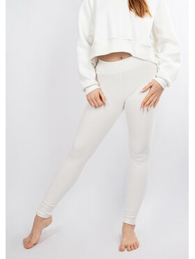 DKaren Sport DKaren Sport Legginsy DK-K-B13 Écru Classic Fit