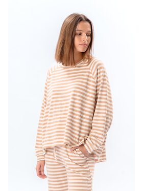 TeeShoppen TeeShoppen Sweter 'Basic Collection' Beżowy Regular Fit