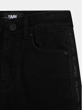 Karl Lagerfeld Kids Jeans Hlače Z14217 D Črna Mom Fit