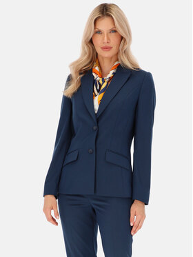 Potis & Verso Potis & Verso Marynarka Tera Granatowy Regular Fit