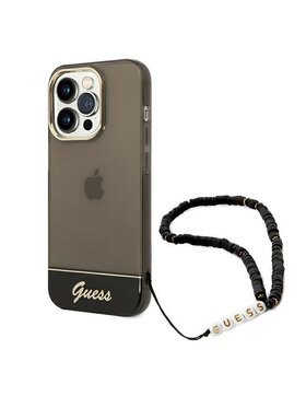 Guess Guess Etui na telefon iPhone 14 Pro Czarny
