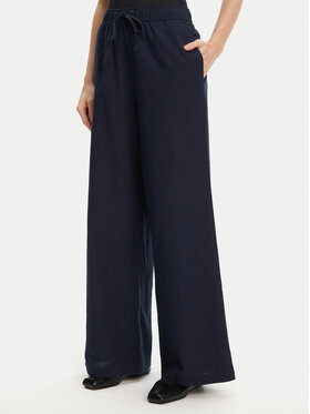 Mustang Mustang Pantaloni din material Tuscaloosa 1016583 Bleumarin Wide Fit