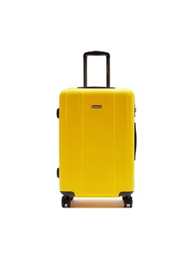 WITTCHEN WITTCHEN Среден твърд куфар 56-3P-712-50 Жълт
