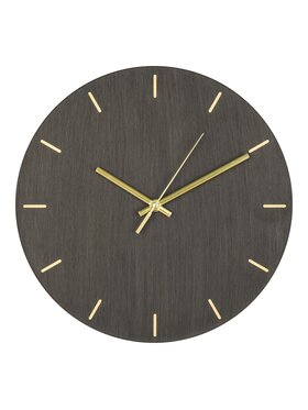 MIAhome MIAhome Zegar metalowy Agri 30 cm grafit Szary