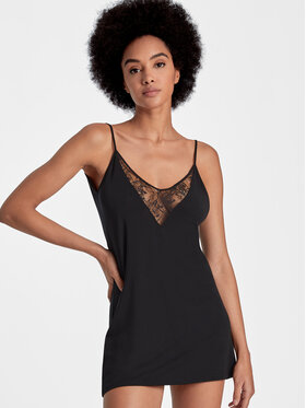 Aubade Aubade Koszula nocna RL40 Czarny Regular Fit