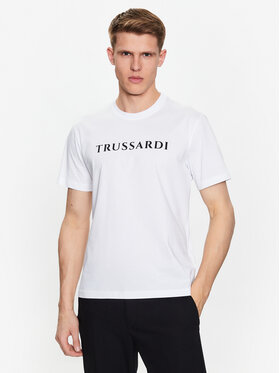 Trussardi Trussardi T-Shirt 52T00724 Bílá Regular Fit
