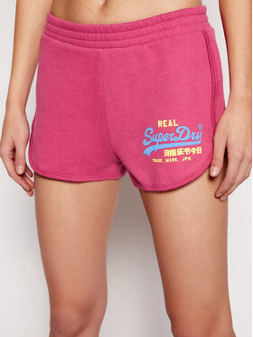 Superdry Superdry Športne kratke hlače Vl Duo W7110233A Roza Regular Fit