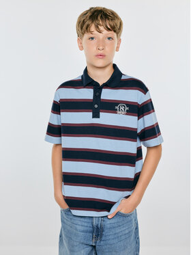 BIG STAR BIG STAR Polo HERON Niebieski Comfort Fit