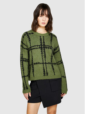 Sisley Sisley Pullover 1026L103P Grün Boxy Fit
