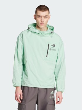 adidas adidas Kurtka anorak 147519 Zielony Loose Fit
