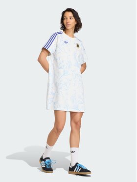 adidas adidas Sukienka codzienna Argentina Originals Kremowy Loose Fit