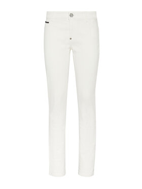 PHILIPP PLEIN PHILIPP PLEIN Jegginsy 3305 Biały Jegging Fit