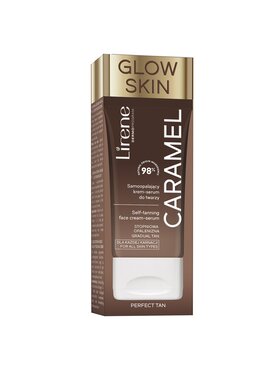 Lirene Lirene Lirene Perfect Tan samoopalający krem-serum do twarzy Caramel 50ml Krem do twarzy
