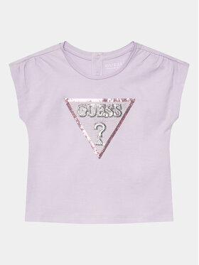 Guess Guess T-shirt K4GI11 K6YW4 Ljubičasta Regular Fit