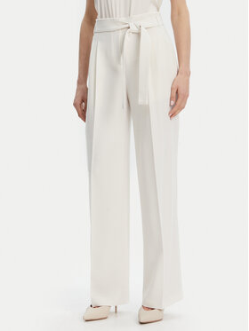 BOSS BOSS Pantaloni di tessuto Tapiana 50479405 Écru Relaxed Fit