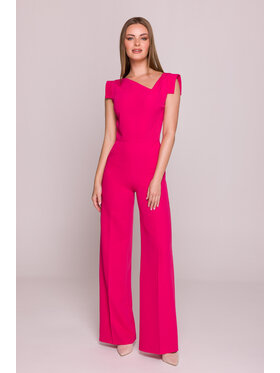 Stylove Stylove Kombinezon S407 Różowy A-Line Fit