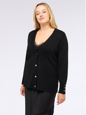Fiorella Rubino Fiorella Rubino Cardigan M628L008002N033 Nero A-Line Fit