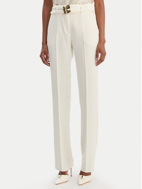 Marella Marella Chinosy Elica 2613131063 Écru Slim Fit