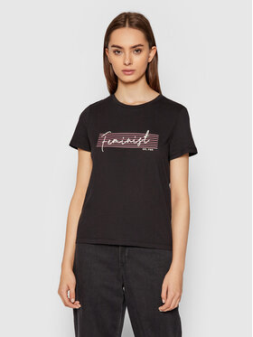 Vero Moda Vero Moda T-Shirt Feminist 10262918 Czarny Regular Fit