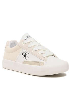 Calvin Klein Jeans Calvin Klein Jeans Plátenky Low Cut Lace-Up Sneaker V3X9-80564-1355 M Béžová