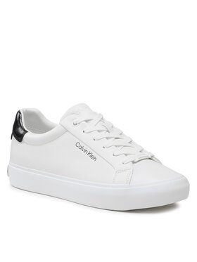 Calvin Klein Calvin Klein Sneakersy Vulc Lace Up HW0HW01681 Biela