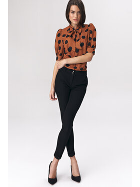NIFE NIFE Spodnie materiałowe SD37 Czarny Authentic Slim Fit