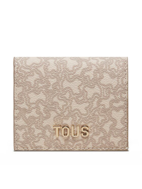TOUS TOUS Kleine Damen Geldbörse Kaos Mini Lines 2002183601 Beige