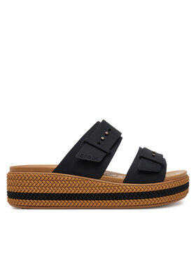 Crocs Crocs Plätud Brooklyn Woven Buckle 209978 Must