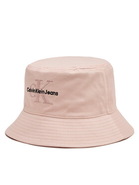 Calvin Klein Jeans Calvin Klein Jeans Klobúk Monogram Bucket Hat K60K611029 Ružová