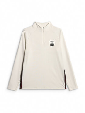 4F 4F Bluza techniczna FOOTBALL Biały Regular Fit