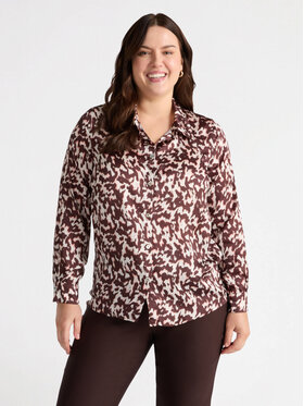 Fiorella Rubino Fiorella Rubino Koszula 5109T001350N0Z2 Brązowy Regular Fit