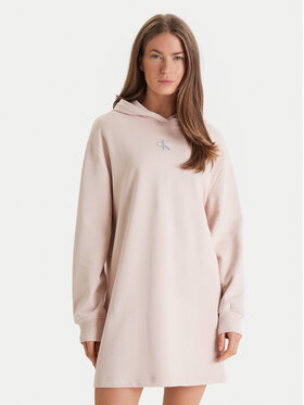 Calvin Klein Jeans Calvin Klein Jeans Плетена рокля Monologo LV047D229G Бежов Regular Fit