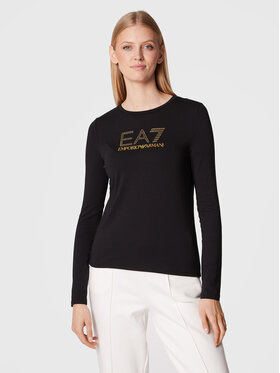 EA7 Emporio Armani EA7 Emporio Armani Särkpluus 8NTT51 TJDQZ 1200 Must Regular Fit