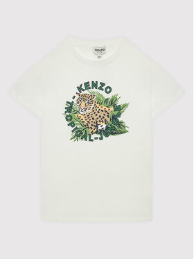 Kenzo Kids Kenzo Kids T-Shirt K25640 M Biały Regular Fit