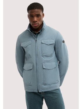 Trussardi Trussardi Płaszcz zimowy R007M000025N024 Turkusowy Regular Fit