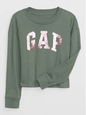 Gap Gap Μπλούζα 788206-02 Πράσινο Regular Fit